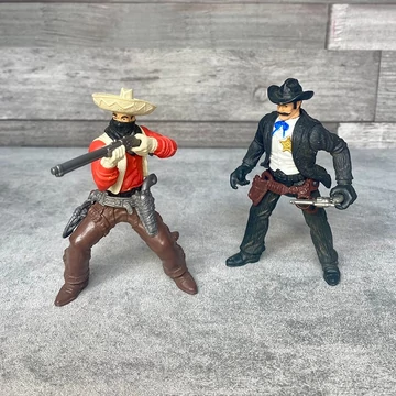 Chap Mei Cowboy és Sheriff játékfigura szett