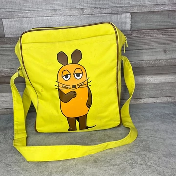 Logoshirt Die Sendung mit der Maus mintás sárga oldaltáska