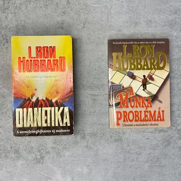 L.Ron Hubbard: Dianetika, a személyiségfejlesztés új módszere; A munka problémái, útmutató a munkahelyi sikerhez könyvcsomag