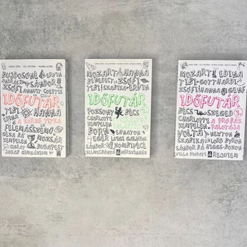 Gimesi Dóra, Jeli Viktória, Tasnádi István, Vészíts Andrea: Időfutár I-III. ifjúsági könyv sorozat