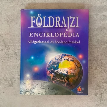 Novum: Földrajzi enciklopédia világatlasszal és honlapcímekkel ismeretterjesztő könyv