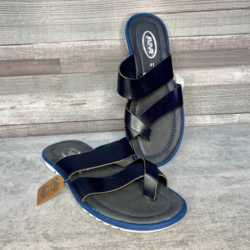 AM Shoe Company férfi bőr papucs 41