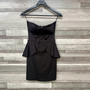 Artista fekete masnis pántnélküli ruha S