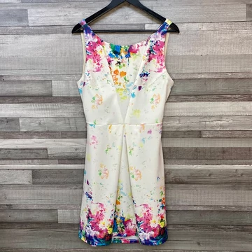 Promod virágos szép hátkivágású nyári ruha 42