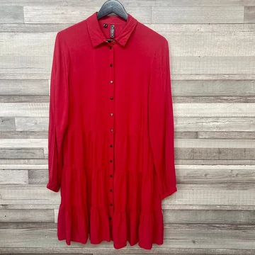 Rainbow bordó hosszú ujjú ingruha 42