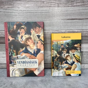 Corvina: Lakoma, magyar írók novellái; Vendégségek naplója könyvcsomag