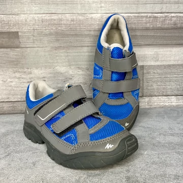Decathlon Quechua Essensole kék tépőzáras gyerek túracipő 30