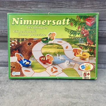 Nimmersatt telhetetlen mókusok retro társasjáték