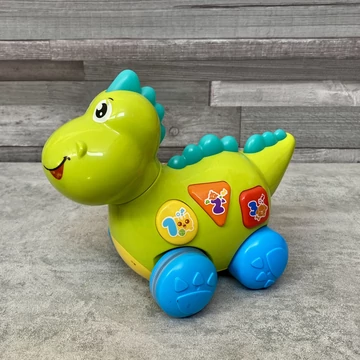 Huile Toys zenélő, guruló dinó játék