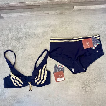 Lisca Marine kobalt kék-bézs bikini 38/B