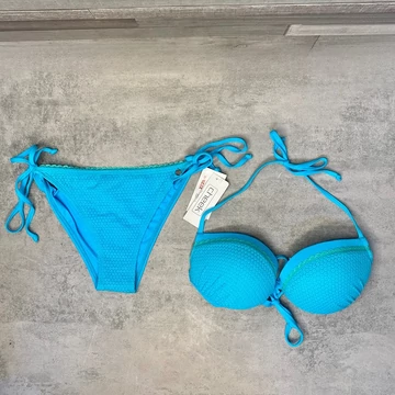 Lisca Sweet Summer kék megkötős bikini 38/B