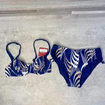 Lisca Palermo kék-bézs bikini 38/B