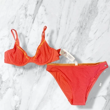 Lisca Sweet Summer korall-pink merevítős bikini 38/B