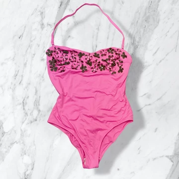 Sielei pink virágos fürdőruha S-M