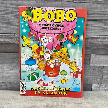BOBO Minden Gyerek Mesekönvye: Mesék, Játékok és Kalandok retro képregény