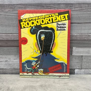 Zenemű KIadó: Képregényes Rocktörténet retro könyv