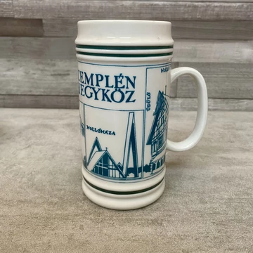 Hollóháza Hungary Zemplén Hegyköz porcelán korsó