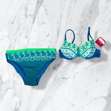 Lisca Amsterdam zöld push-up bikini 38