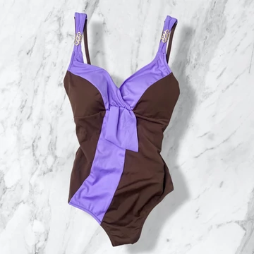 Sielei barna-lila fürdőruha 75/C