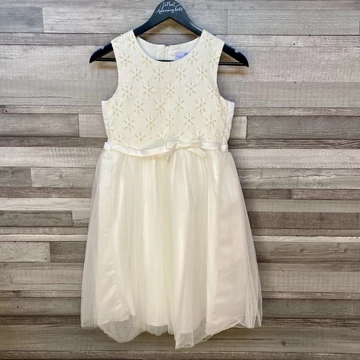 Happy Girl fehér alkalmi lány ruha 140