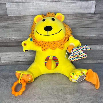 Biba Toys csörgő-zörgő matató plüss oroszlán játék