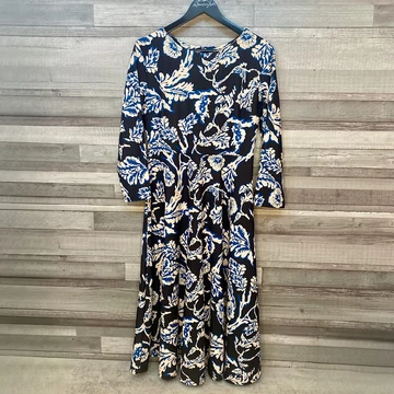 Olga e Bella Olasz kék mintás női ruha 42