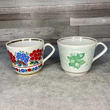 Retro szovjet Korosztyen nagyméretű bögre szett