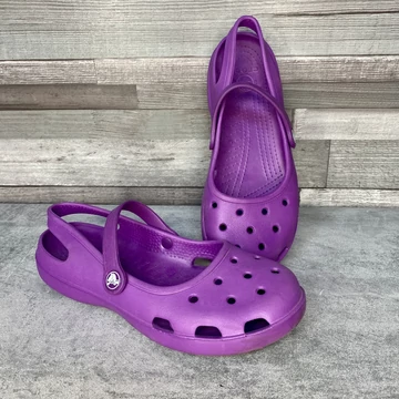 Crocs lila felnőtt gumiszandál 9