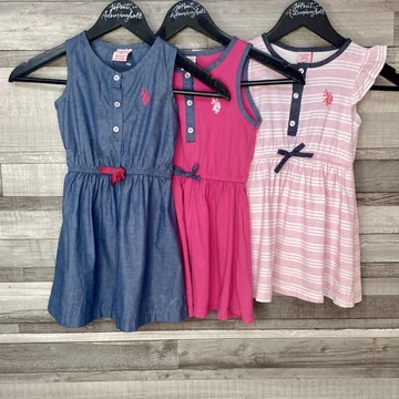 U.S. Polo Assn. kislány ruha szett 4 évesre