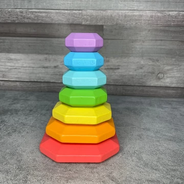 Fejlesztő egyensúlyozó torony építő játék