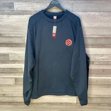 California OP sötétkék bélelt férfi pulóver XL