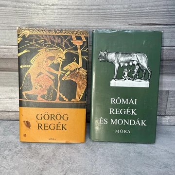 Móra Kiadó: Görög Regék; Római Regék és mondák retro könyvcsomag