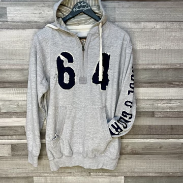 Soul and Glory szürke kapucnis férfi pulóver M