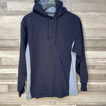 Interval California sötétkék cipzáras pulóver M