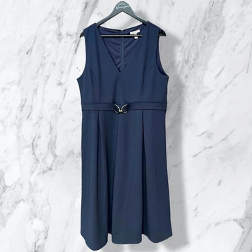 H&amp;amp;M sötétkék elegáns női ruha XL