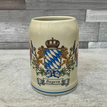 Theo Rühn Bavaria Garmann Burgwindheim: Bayern kerámia korsó