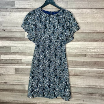 Orsay kék virágos alkalmi ruha 34