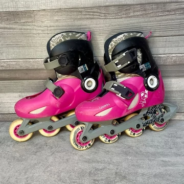 Decathlon Oxelo állítható lány egysoros görkorcsolya 32-34