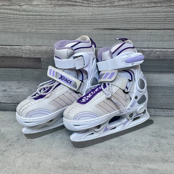 X-Fact fehér-lila állítható gyerek jégkorcsolya 27-30 X-Fact fehér-lila állítható gyerek jégkorcsolya 27-30