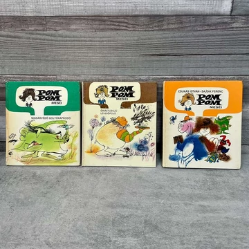 Móra Kiadó: Csukás István-Sajdik Ferenc: Pom Pom Meséi könyvcsomag