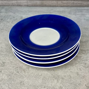 Alföldi porcelán sötétkék kistányér szett Alföldi porcelán sötétkék kistányér szett