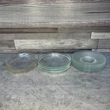 Különleges üveg kistányérok