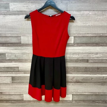 Love piros-fekete női ruha S-M