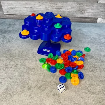 Unika Toy színes egyensúlyozó fejlesztő játék