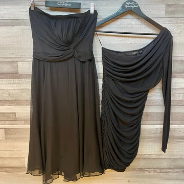 Warehose, Collection fekete elegáns ruha szett M-L