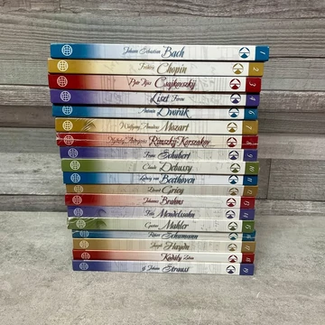 Világhírű zeneszerzők kiskönyv sorozat CD melléklettel