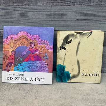 Balázs Árpád: Kis Zenei Ábécé; Felix Salten: Bambi retro mesekönyv szett