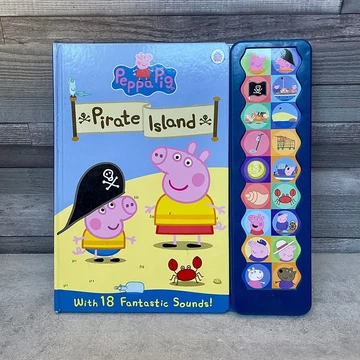 Peppa Pig: Pirate Island angol nyelvű mesekönyv hangokkal