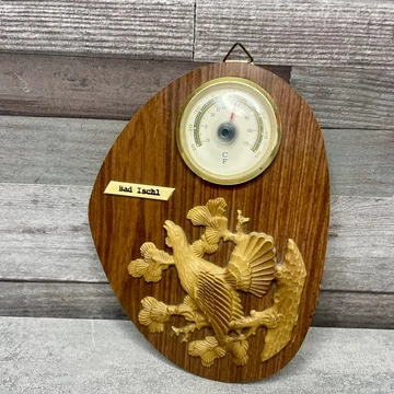 Bad Ischl fali fa hőmérő