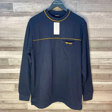 Máv sötétkék pulóver 48